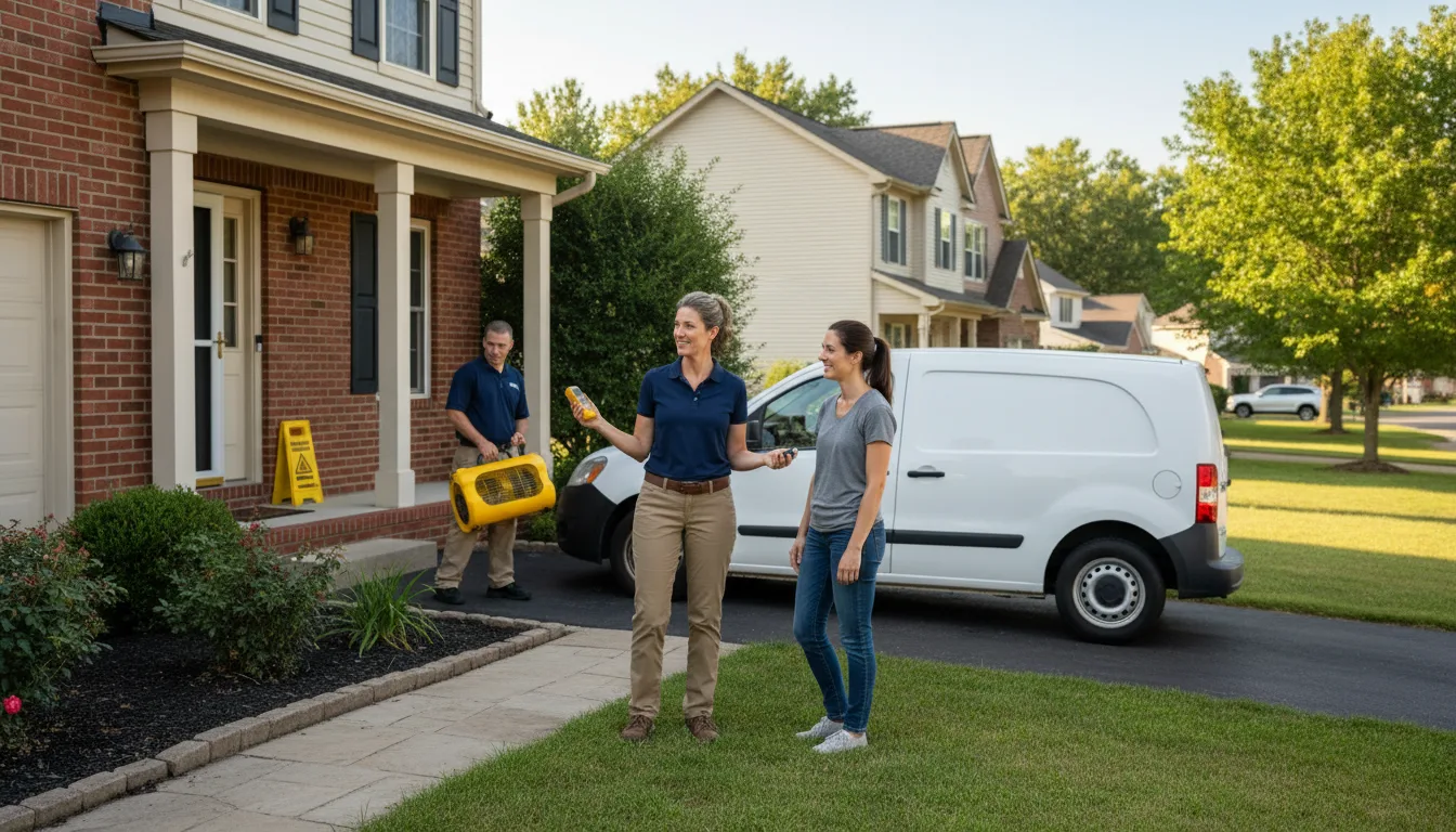 Water restoration image for Water Damage & Restoration Services in Italy, TX